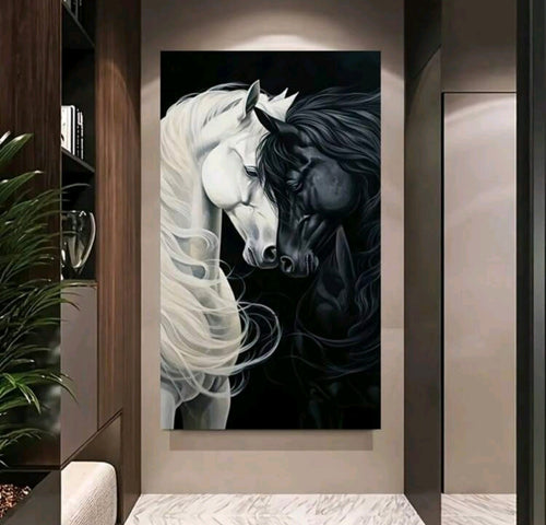 B&W Horses